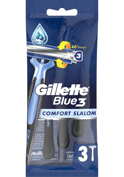 3 Adet Gillette Blue3 Comport Slalom 3'lü