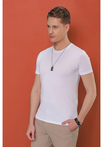 Efor Ts 846 Beyaz Spor T-shirt Beyaz