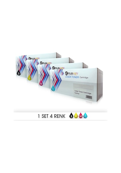 4 Adet Hp Ce400A (507) 507X Uyumlu Toner (7500 Sayfa)