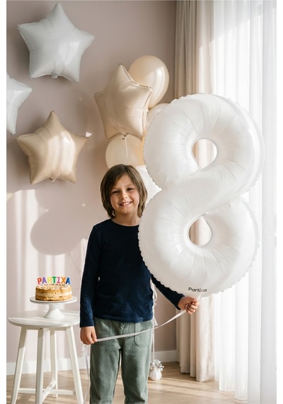 Beyaz 32 İnç Rakam 8 Folyo Balon 8 Yaş Doğum Günü Konsepti Sayı Balonu Helyum Uyumlu Parti Dekorasyon Süsleme Çok Renkli Beyaz 32 İnç Rakam 8 Folyo Balon 8 Yaş Doğum Günü Konsepti Sayı Balonu Helyum Uyumlu Parti Dekorasyon Süsleme Çok Renkli