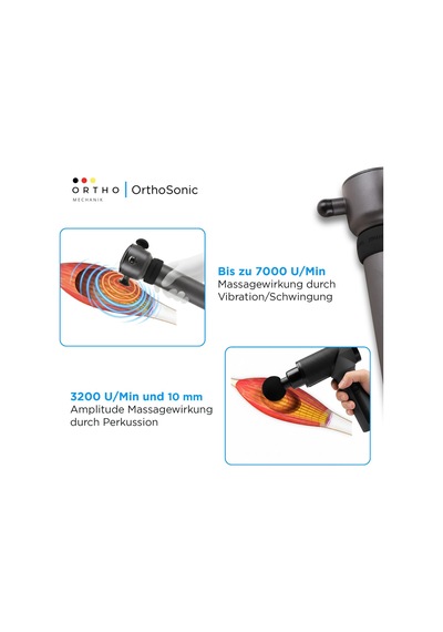 Orthomechanik Sonic Ses Dalgası Masajı 7000 Rpm Nazik Ama Derinlemesine Etkili Masaj Tabancasına Alternatif