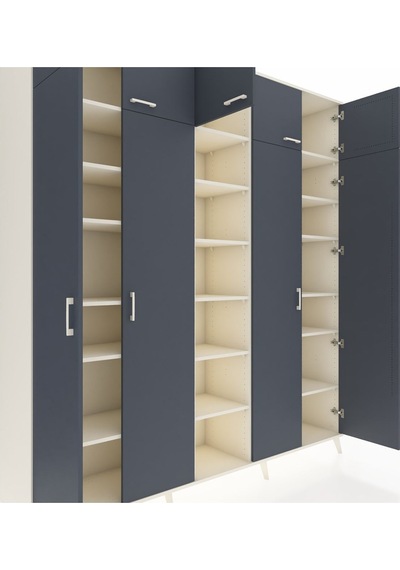 Hyperion Dolap 18 Raflı 9 Kapaklı 220x44x243 Aytaşı-antrasit/aytaşı Antrasıt/aytası Hyperion Dolap 18 Raflı 9 Kapaklı 220x44x243 Aytaşı-antrasit/aytaşı Antrasıt/aytası
