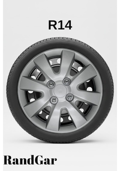 Renault Vel Satis 14 İnç Jant Kapağı 4 Adet Gri G101 Rand