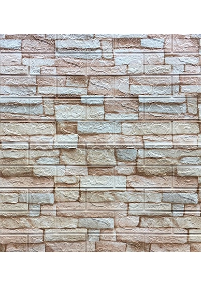 Doğal Taş 3D Kendinden Yapışkanlı Duvar Kağıdı Duvar Paneli (469443805)