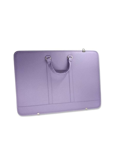 Bback Suni Deri Proje Çantası 40x55 Cm Lila