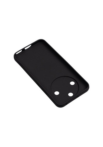 Kilifone - Honor Magic 8 Lite 5g Uyumlu Kılıf Mat Esnek Biye Silikon Kapak - Siyah - T40999
