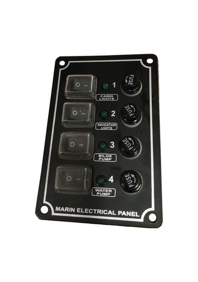 Izoleli 4'Lü Dikey Panel 12/24V