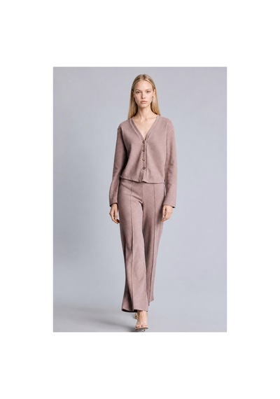 Defacto Relax Fit V Yaka Metal Düğmeli Basic Hırka G6244ax26aubn320 Kahve-bn320