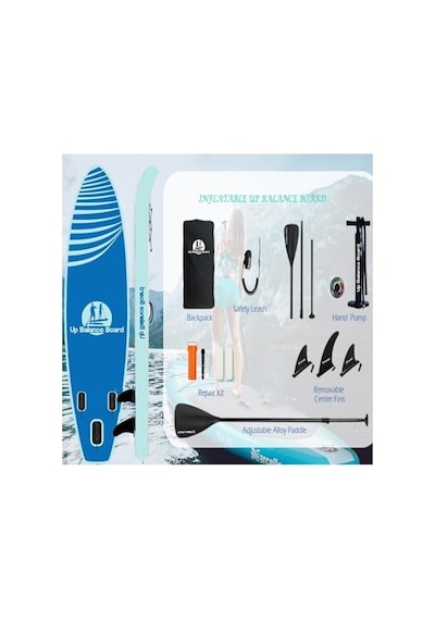 Up Balance Board Şişme Sup Board/stand Up Paddle Board 310x76x15 Cm Mavi 315