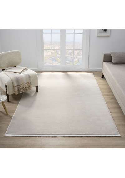 Mariesse Home Artes Serisi Bambu Dokulu Modern Sık Dokuma Koridor Kesme Yolluk Dokuma Makine Halısı Gri