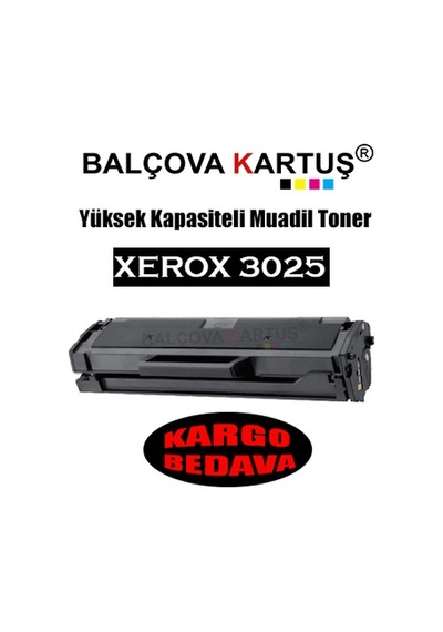 Xerox 3025 Yazıcı Için Uyumlu Toner Çipli