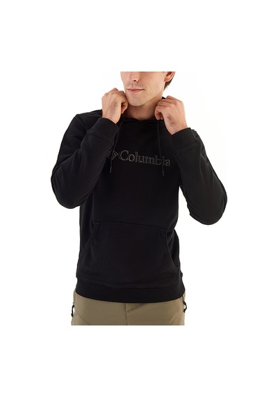Columbia Csc Branded Shadow Erkek Kapüşonlu Sweatshirt-4554 Siyah