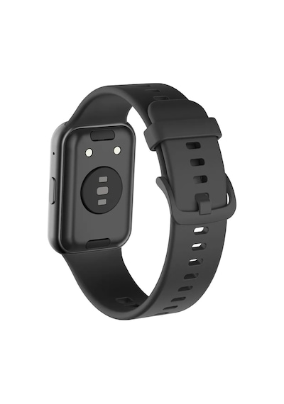 Forzacase Huawei Watch Fit 1 İçin Silikon Kordon Kayış - Fc149 Siyah