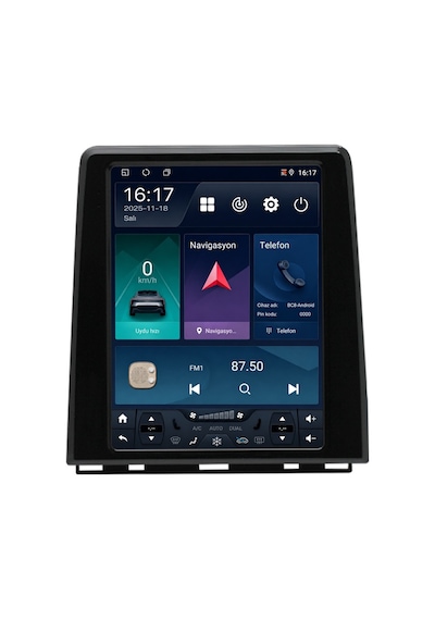 Renault Captur 2020-2023 Tesla Android Multimedya Carplay Android Auto Navigasyon 6gb Ram 64gb 9.7''