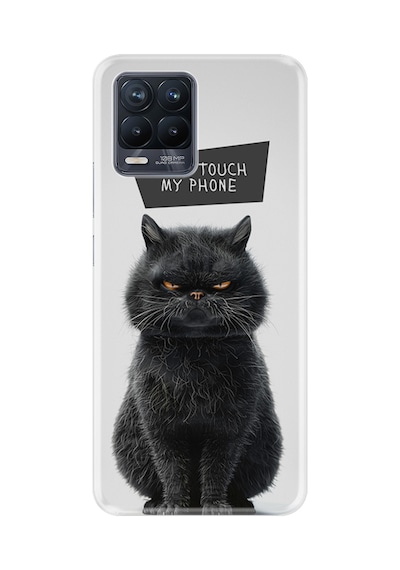 Realme 8 - 8 Pro Kılıf Boutique Baskılı Resimli Don't Touch Cat Pcode -011