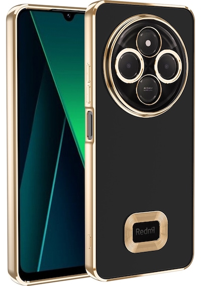 Xiaomi Redmi 14c 4g Kılıf Kamera Korumalı Logo Gösteren Zore Omega Kapak Sierra Mavi