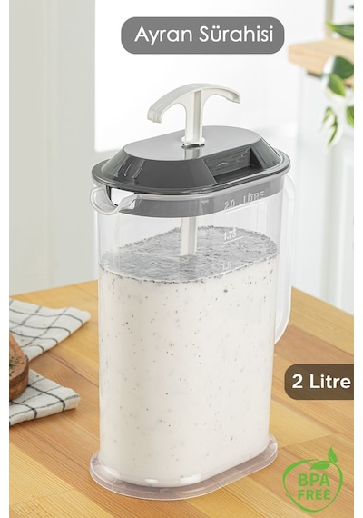 Ayran Sürahisi, Kendinden Çırpmalı Yayık, Ayran Sürahisi Bpa-free Sürahi