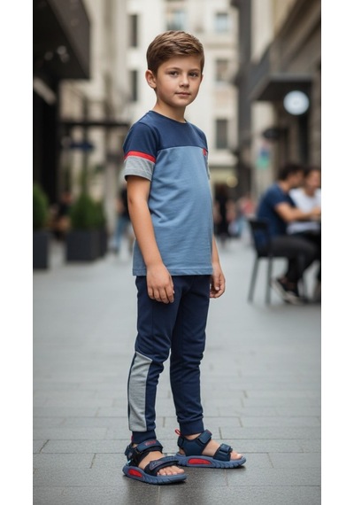 Vicco Genya 332f26y177 Lacivert Ortopedik Günlük Erkek Çocuk Spor Sandalet