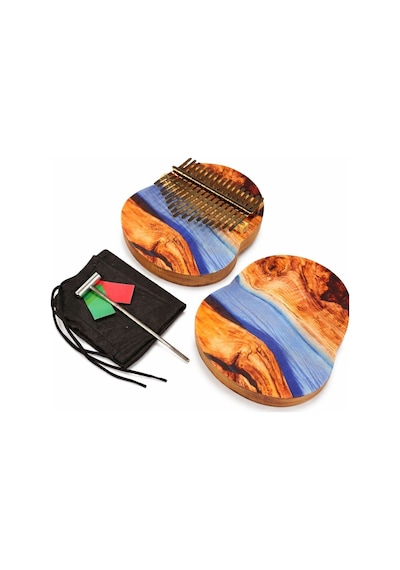 17 Tuşlu Grafit Desenli Kalimba Sea