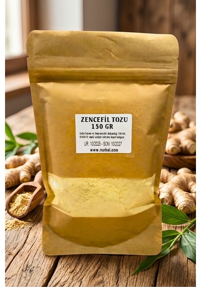 Doğal Öğütülmüş Zencefil Tozu 150 Gr