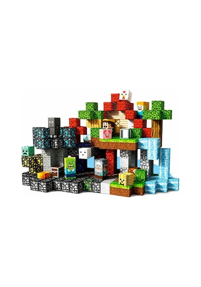 Minecraft Manyetik Orman Temalı Blok Oyuncak - 300 Parça