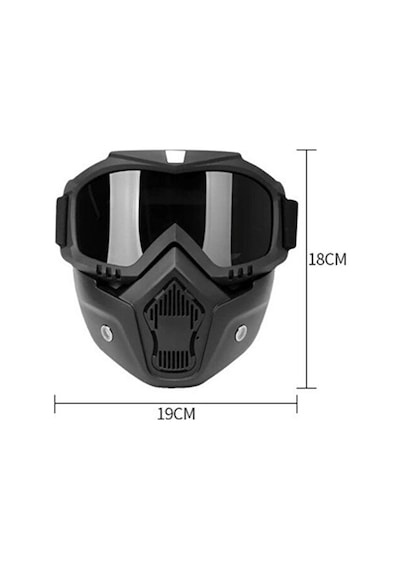Koruyucu Motosiklet Jet Kask Maskesi Diğer