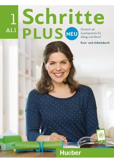 Schritte Plus Neu - Sechsbandige Ausgabe: Kursbuch + Arbeitsbuch A1.1 Mit Audi