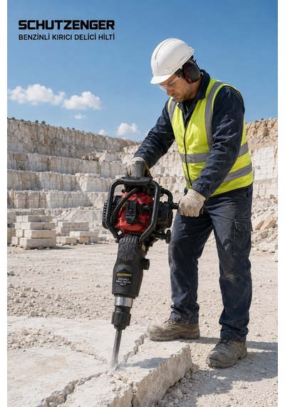 Profesyonel Benzinli Kırıcı Delici Hilti 2 Zamanlı Soğutmalı Motor Pro 5618
