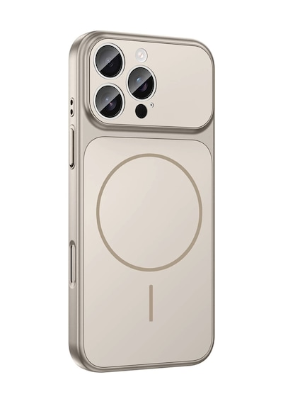 Apple Uyumlu iPhone 15 Pro Max Kılıf Zore M-safe Şarj Özellikli Kamera Korumalı Formen Kapak