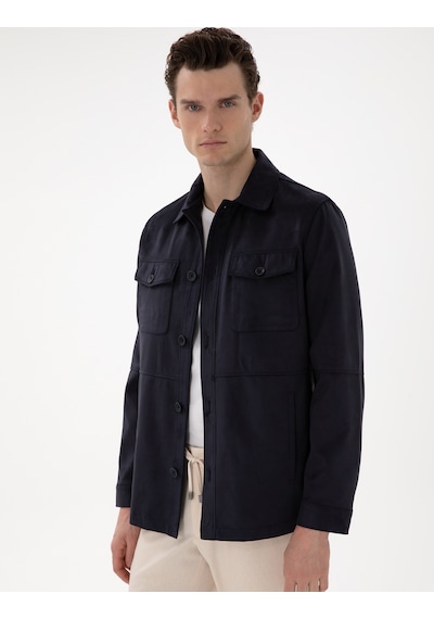 Pierre Cardin Erkek Lacivert Deri Mont-kaban 50312345-200 Lacivert