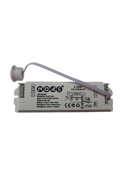 Noas 3-54w Acil Durum Kitli Driver Yl89-3054 Rastlamak