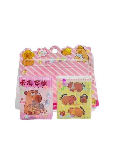 Capybara Mini Sulu Sticker Defter 2'li Diğer