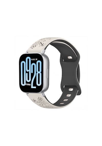 Redmi Watch 5 Active Redmi 5 Lite İle Uyumlu Floraflex Çiçek Desenli Silikon Kordon