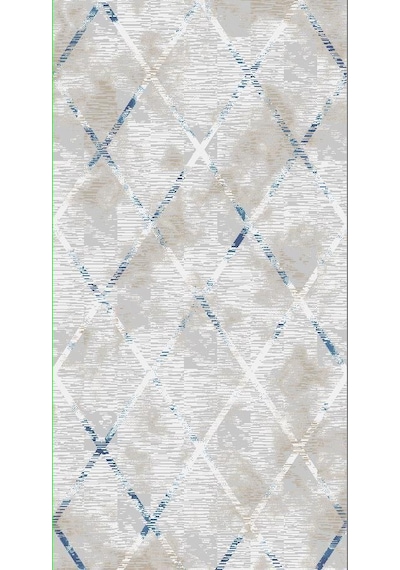 Diamond Halı 25015A koyu bej Model 150*220 Polip Leke Tutmaz Modern Çizgi