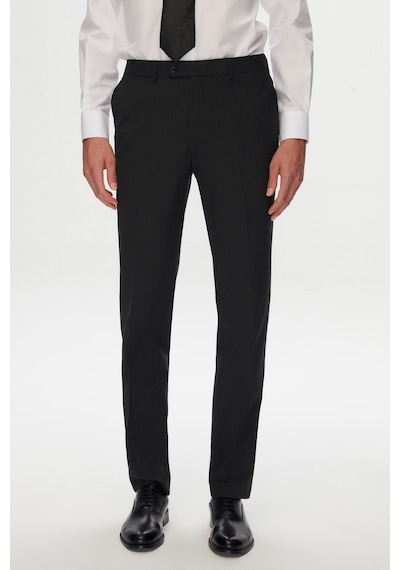D's Damat Ds Damat Slim Fit Antrasit Yünlü Travel Takim Elbise 4he05ob35577m Antrasit