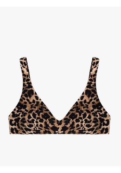 Koton Mat Kumaş V Yaka Leopar Desenli Bikini Üst Kahverengi Desenli 5sak10027mm Kahverengi Desenli Koton Mat Kumaş V Yaka Leopar Desenli Bikini Üst Kahverengi Desenli 5sak10027mm Kahverengi Desenli