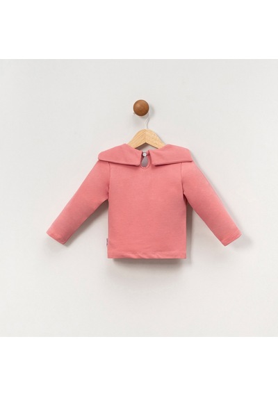 Overdo Kids Kız Çocuk 1-4 Yaş Fiyonk Yakalı Sweat Çok Renkli