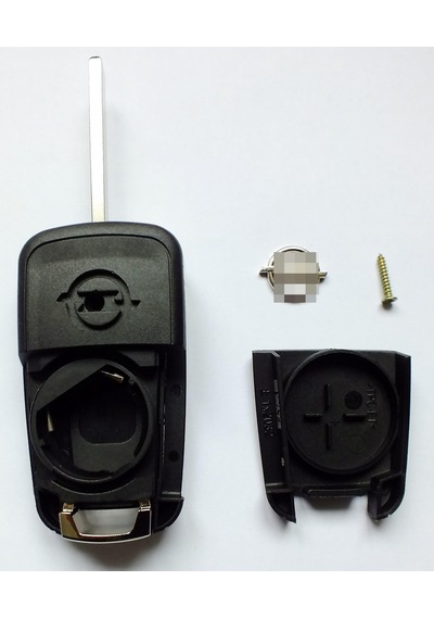Opel Uyumlu Insignia Astra J Anahtar Kumanda Kabı Vidalı Metal Logolu 2 Tuşlu