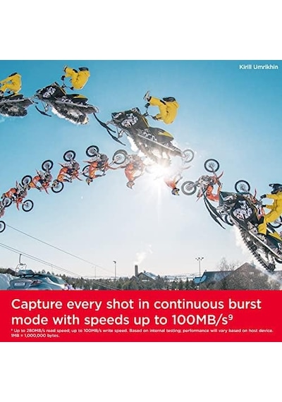 128gb Extreme Pro Sdxc Uhs-ıı Hafıza Kartı - C10, U3, V60, 6k, 4k Uhd, Sd Kart - Sdsdxep-128g-gn4ın Açık Mavi