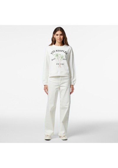 The Kooples Classic Kadın Ekru Sweatshirt Bej