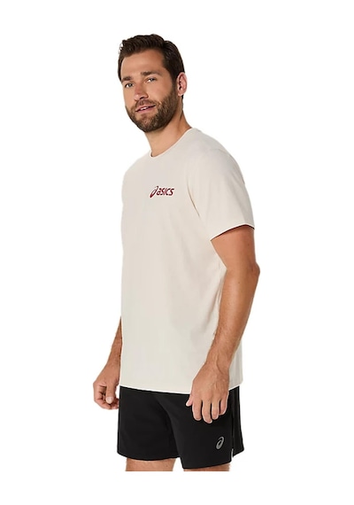 Asics Erkek Tişört Chest Logo Ss Tee 2031e659-201 Krem