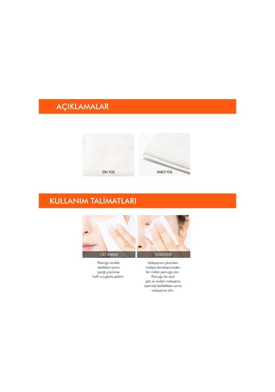 % 100 Pamuk Makyaj Temizleme Pedi Ultra Giant Cotton Pads 400 Adet