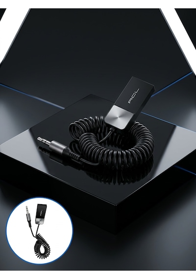 Usb Aux Bluetooth Adaptörü Kablosuz Ses Aktarım Cihazı - Lisinya