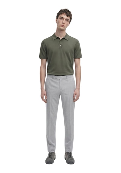 Anthony Jackson Premium Erkek Triko Polo Yaka T-shirt Giovanni Haki