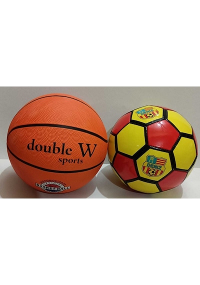 Futbol Topu Ve Basketbol Topu 2si Birlikte