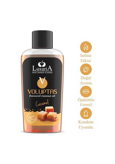 İntimateline Voluptas 4 Lü Doğal Aromalı Isıtıcı Masaj Jeli Seti