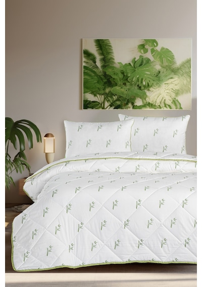 Pierre Cardin Soft Bambu Yorgan Tek Kişilik Beyaz