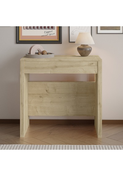İnarch Dizayn Nivo Modüler Açılır Yemek Masası Modern Dresuar & Çok Amaçlı Masa,kapalı 44 Cm - Açık 116 Cm Safirmeşe