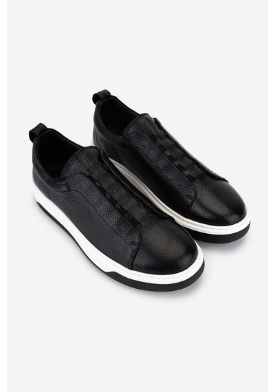 Valmenti Erkek Hakiki Deri Siyah Floter Sneakers & Spor Ayakkabı 1212 2505 Erk Ayk Y26 Sıyah Fltr