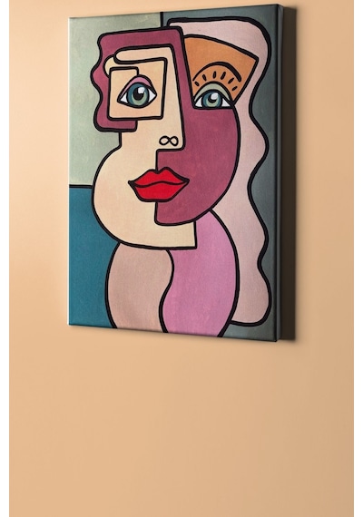 Webstyle Sayılarla Boyama Seti Kasnaklı Soyut Bakış 60 X 75 Cm
